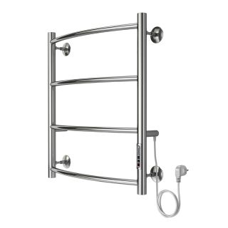 Полотенцесушитель электрический AZARIO VERONA AZ04856 500/600 4 секции, тен слева, хром